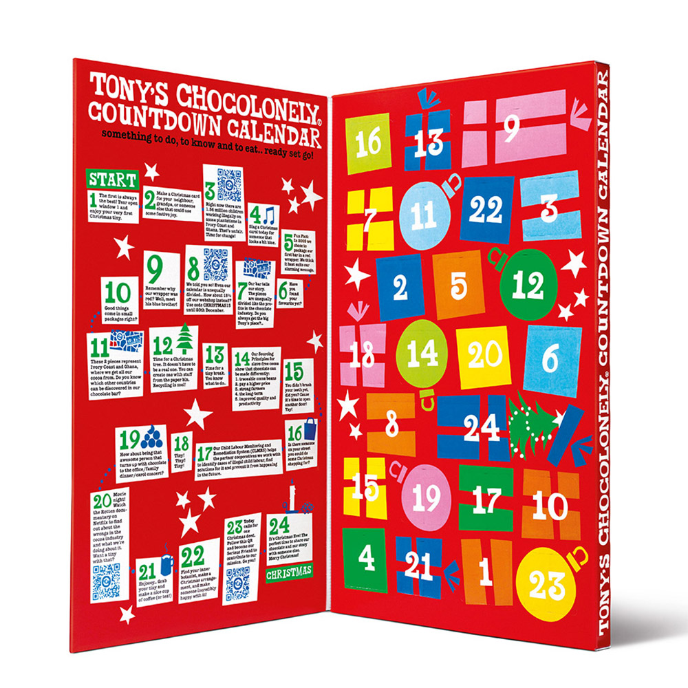 Tonys Chocolonely Chocolate Advent Calendar Earthmother.ie