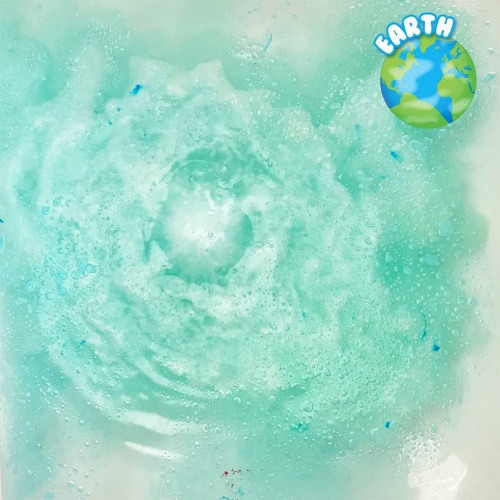 Zimpli Kids Baff Bombz - Eco Bath Bomb Fun - Skin Safe - Biodegradable - Planets (Set of 9)